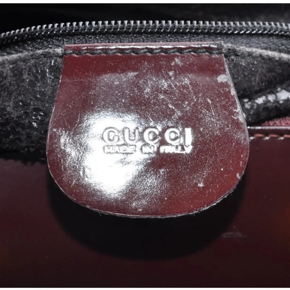Gucci Iconic Monogrammed Brown Leather Bag - Picture 8 of 9